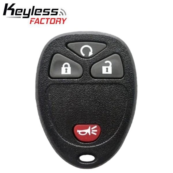 Keyless Factory 2007-2017 GM / 4-Button Keyless Entry Remote SHELL/ OUC60270 /Black (AFTERMARKET) ORS-GM-402 - main